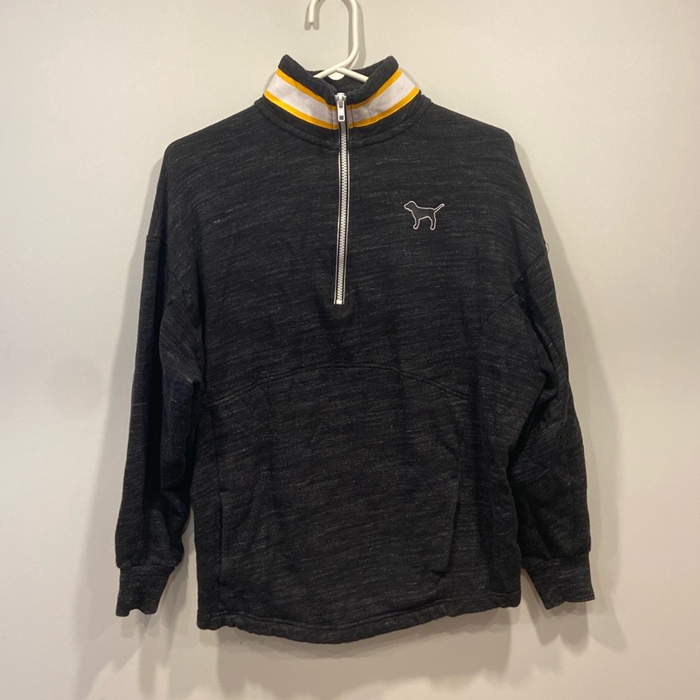 Victorias secret pink quarter zip